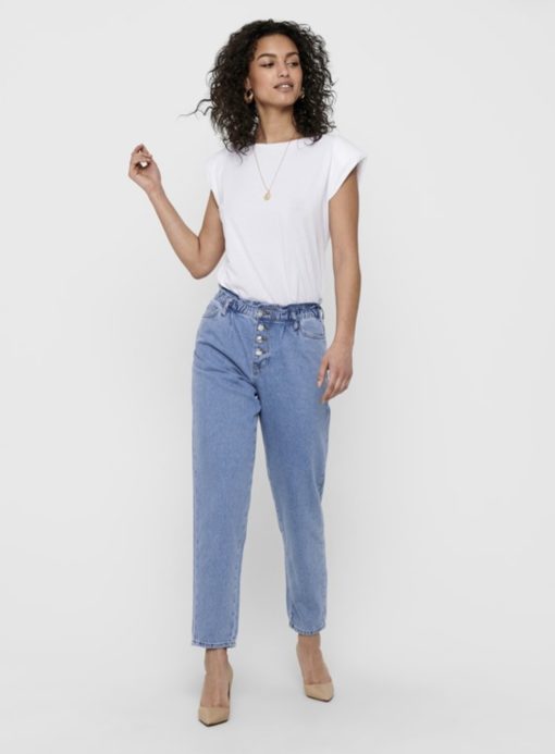 Jeans con bustino alto elastico Only - immagine 4