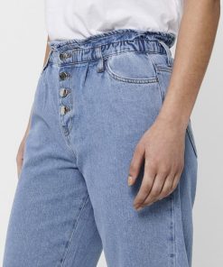 Jeans con bustino alto elastico Only