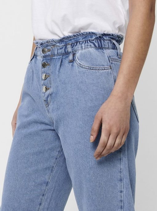 Jeans con bustino alto elastico Only