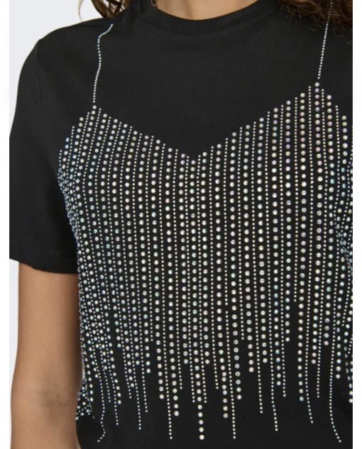 T-shirt Corpetto in strass Only - immagine 2