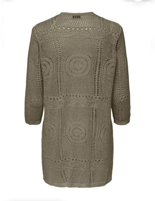 Cardigan in filo manica 3/4 JDY - immagine 3
