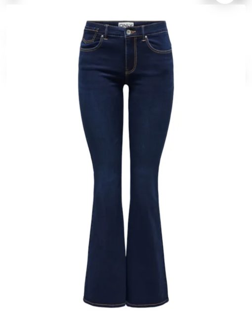Jeans  Only a zampetta blu scuro