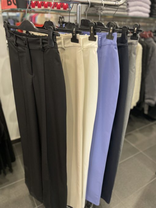 Pantalone diritto Indomina con mezzo elastico in vita - immagine 4