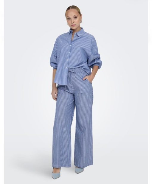 Camicia a righe Only con polsino elastico - immagine 2