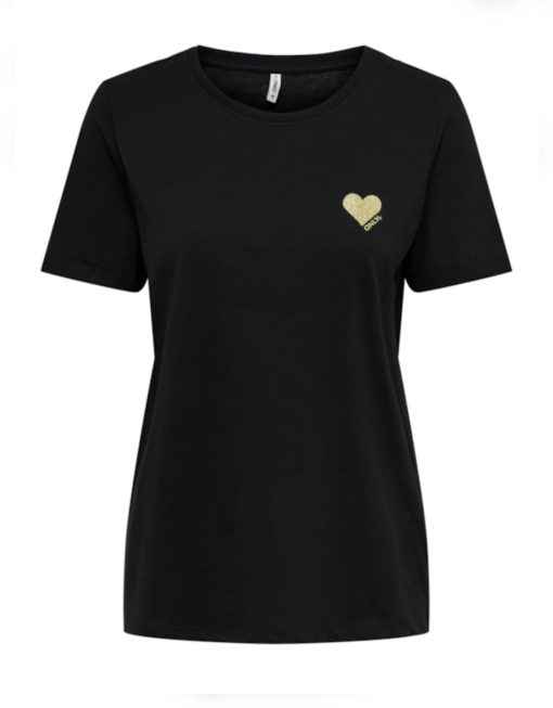 T-shirt basic con logo Only - immagine 8
