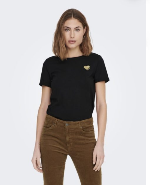 T-shirt basic con logo Only - immagine 7