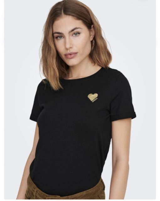 T-shirt basic con logo Only - immagine 6