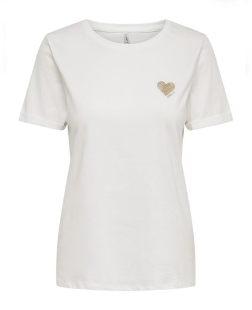 T-shirt basic con logo Only - immagine 2