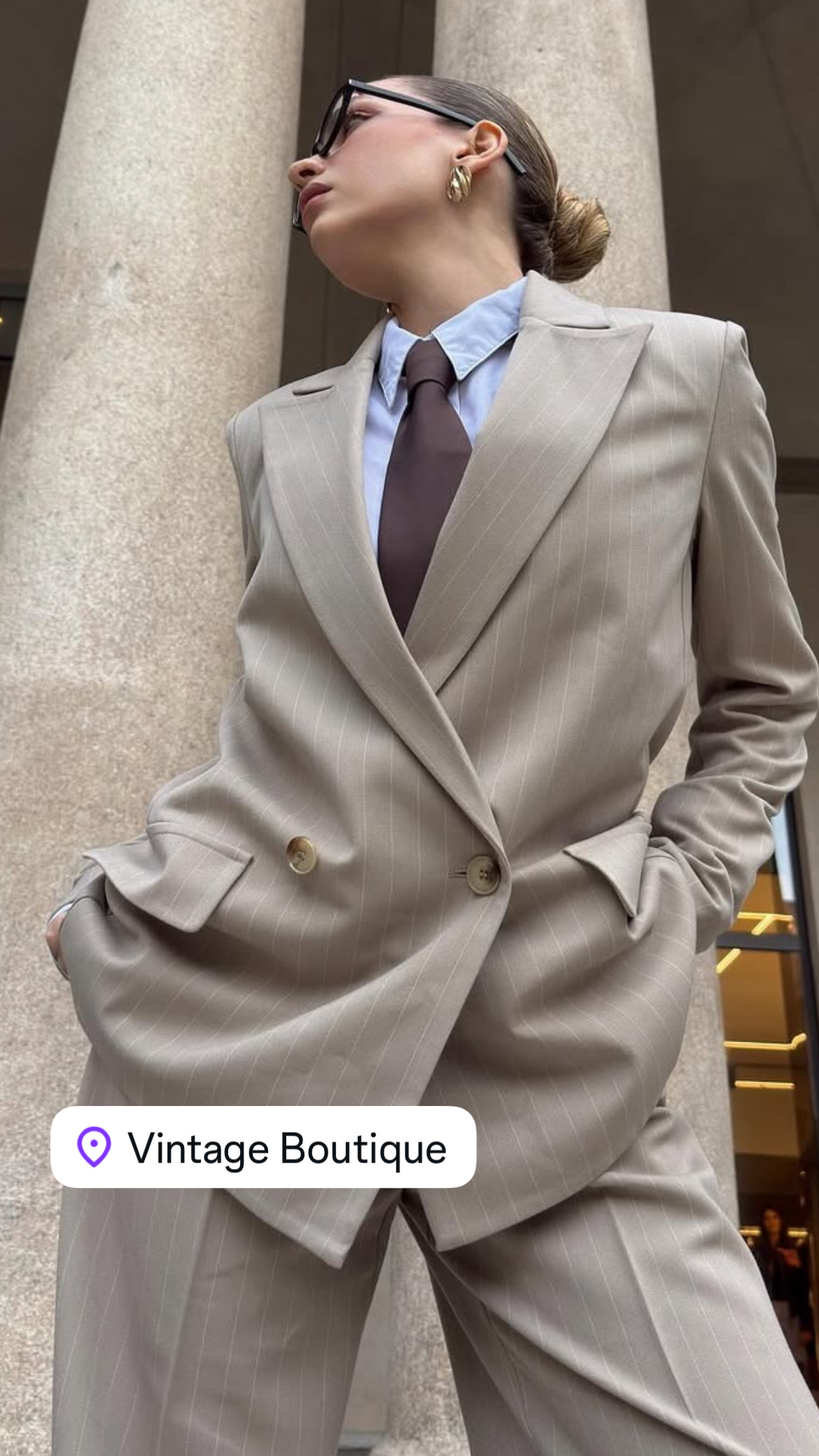 Tailleur Twoway Gessato