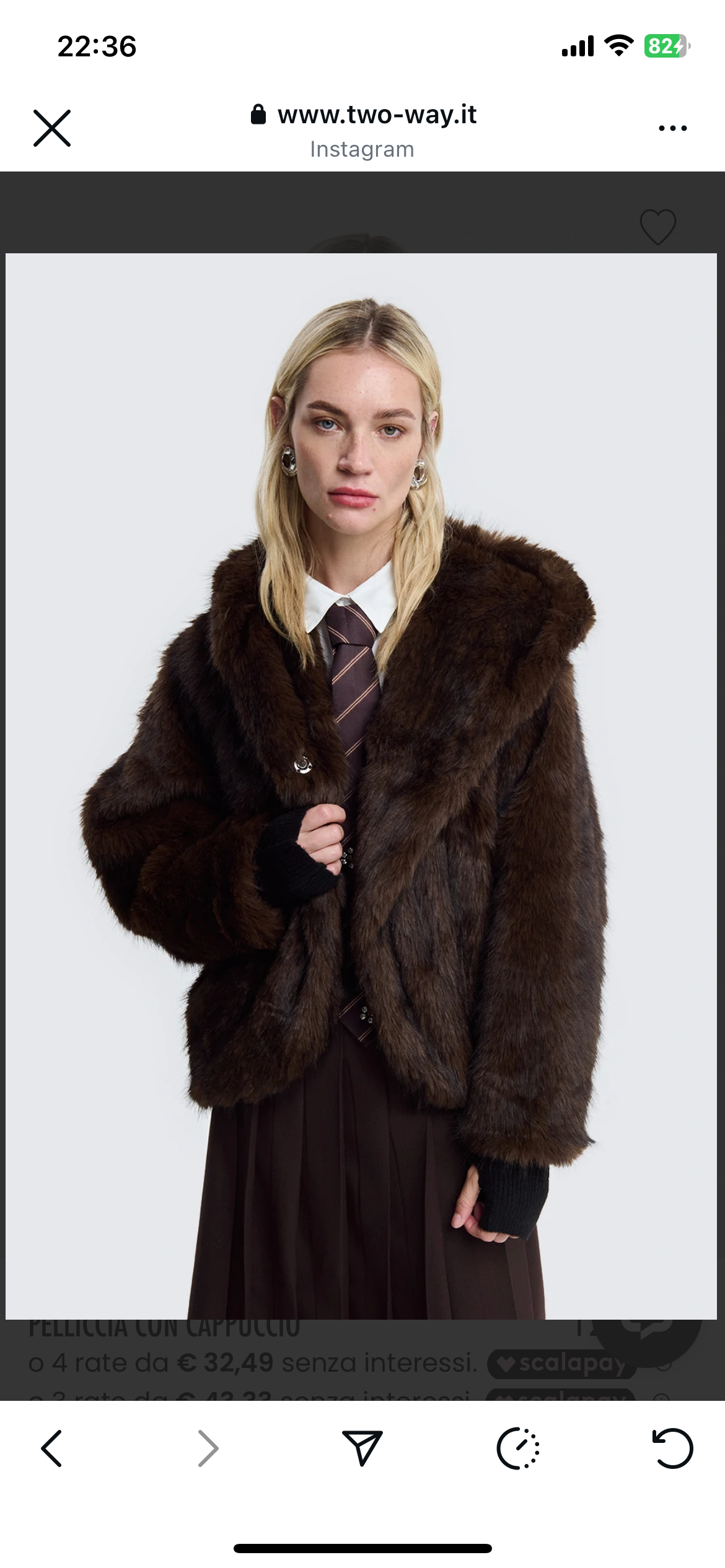 Pelliccia ecologica TwoWay - immagine 4